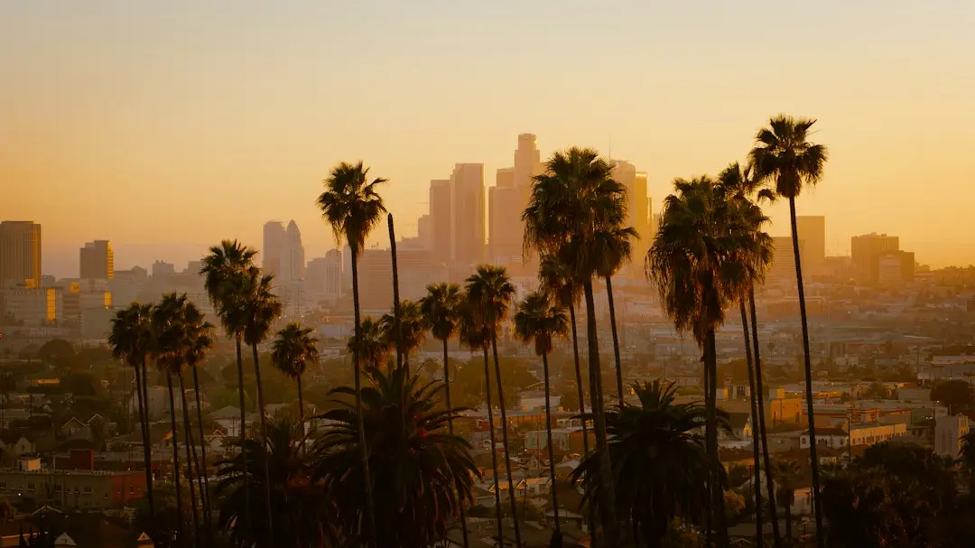 Los Angeles Real Estate Market City view of Los Angeles, California.