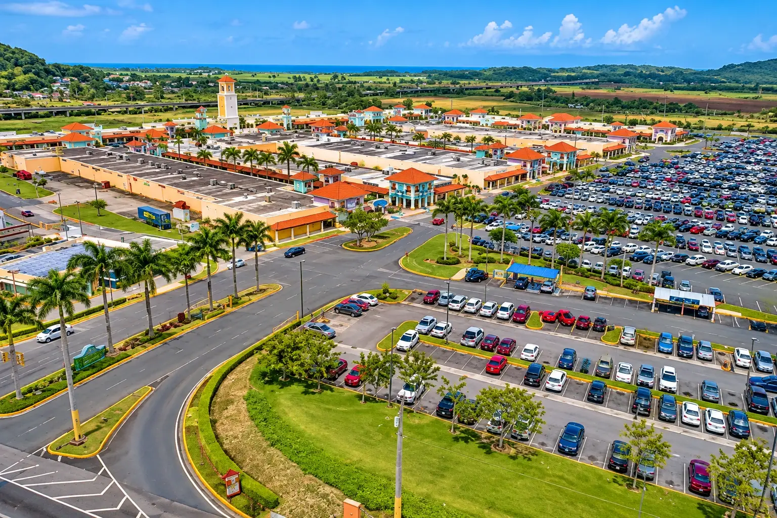 Neighborhood and community scene in Barceloneta, Puerto Rico.