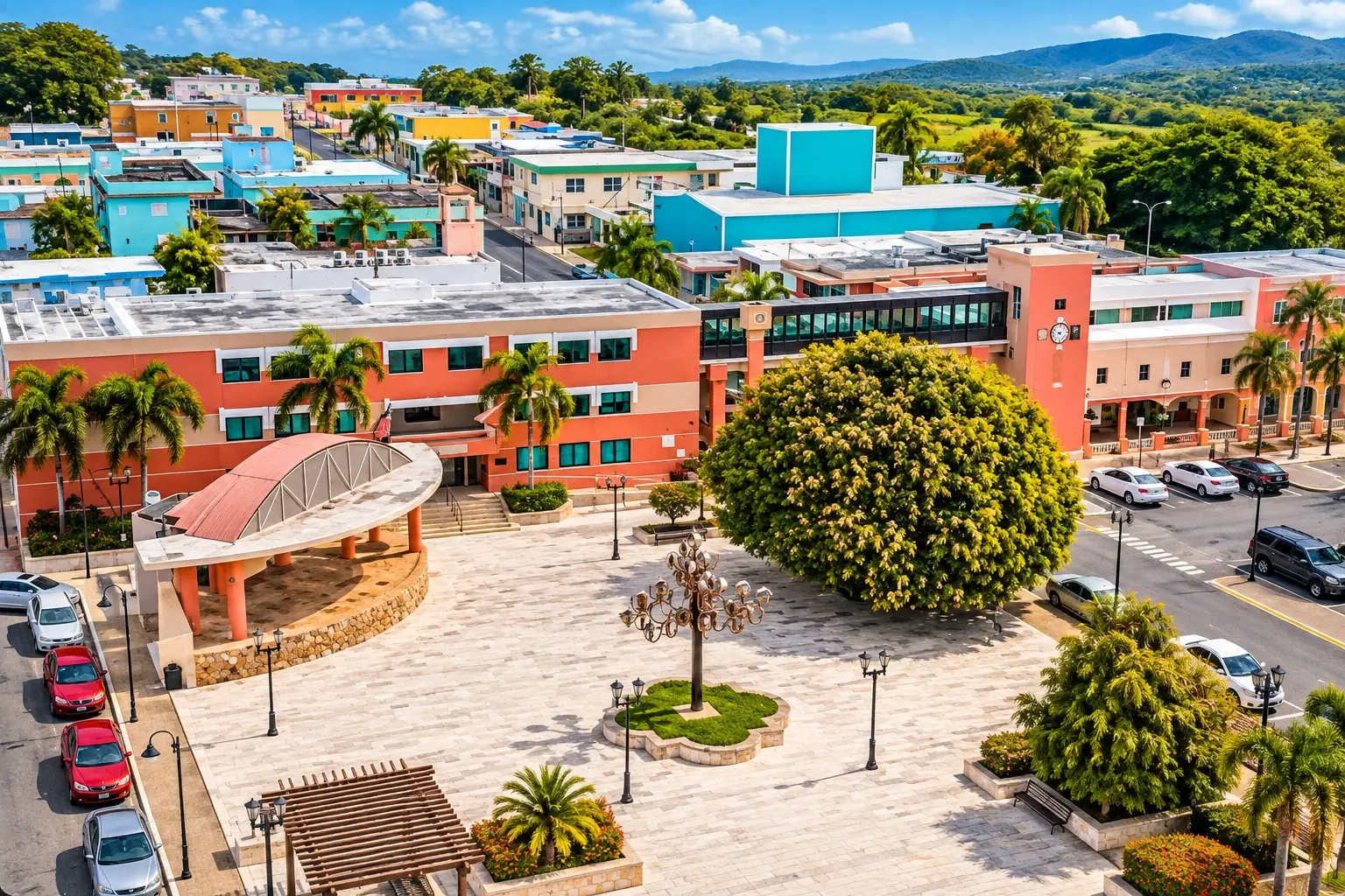 Plaza de Recreo José Cordero Rosario in Barceloneta Pueblo, Puerto Rico.