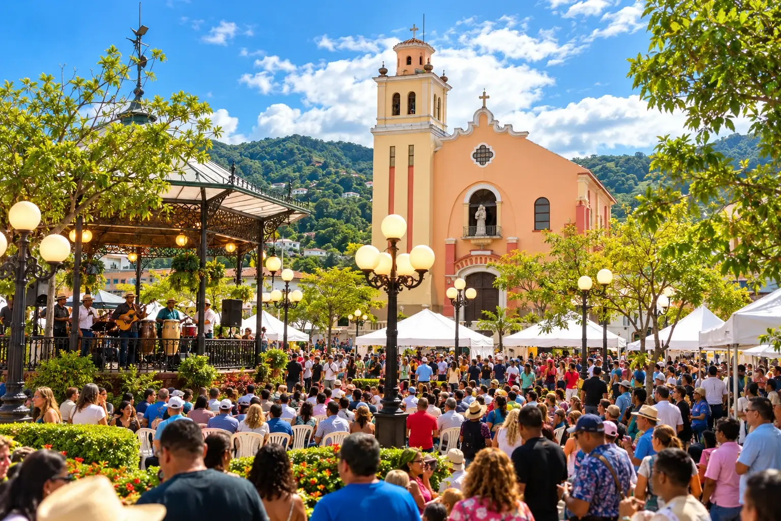 Festival Nacional del Café celebration in Barranquitas, Puerto Rico.