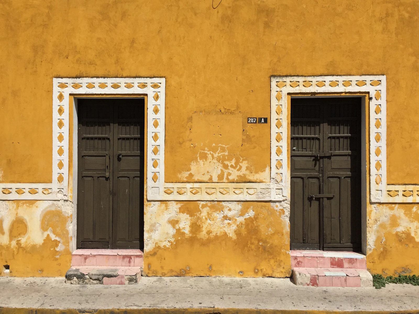Traditional architecture and doors in Mérida, Yucatán, Mexico