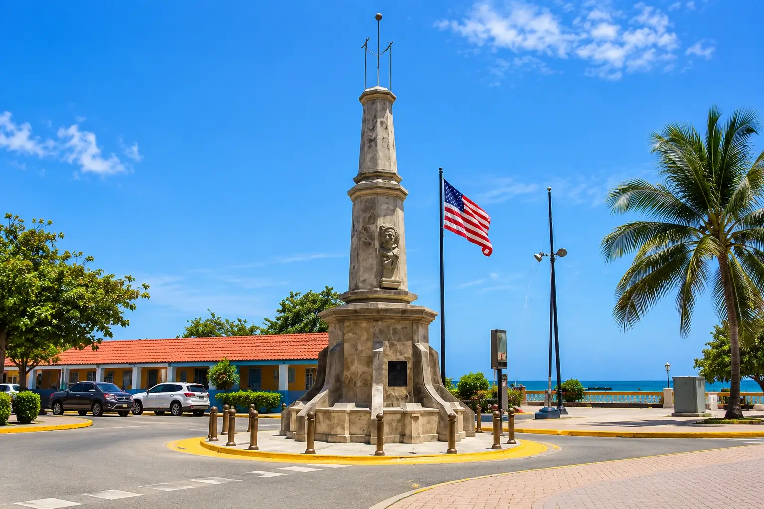 Monumento a Samuel Morse in Arroyo, Puerto Rico.