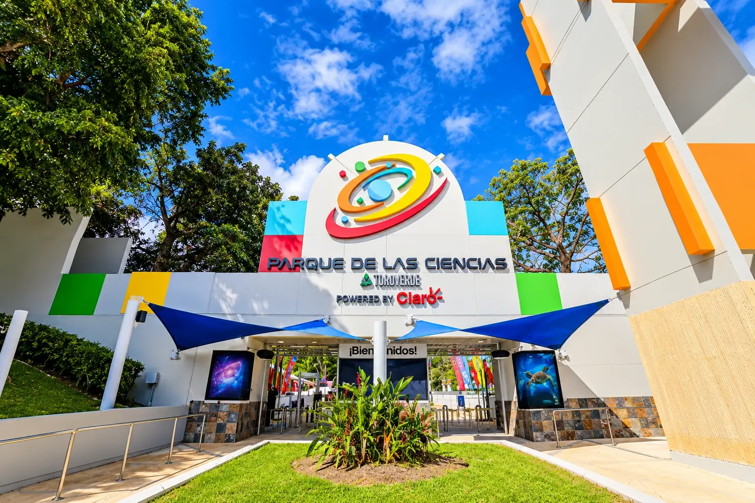 Entrance to Parque de las Ciencias Luis A. Ferré in Bayamón, Puerto Rico.