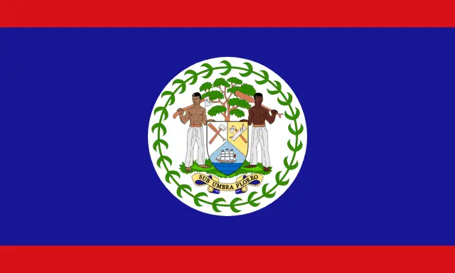Flag of Belize Flag of Belize.