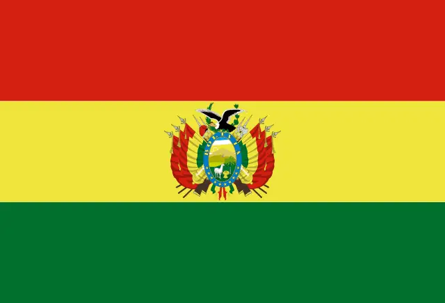 Flag of Bolivia Flag of Bolivia.