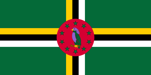 Flag of Dominica Flag of Dominica.