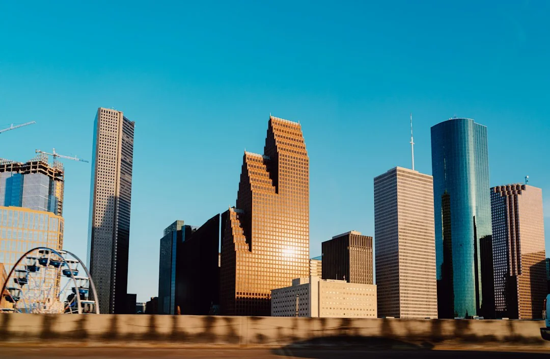 Houston Real Estate Market City view of Houston, Texas.