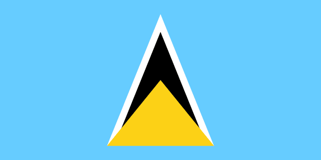 Flag of Saint Lucia Flag of Saint Lucia.