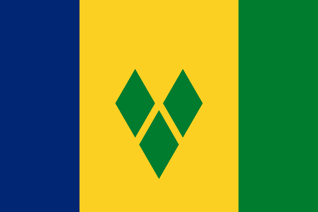 Flag of Saint Vincent and the Grenadines Flag of Saint Vincent and the Grenadines.